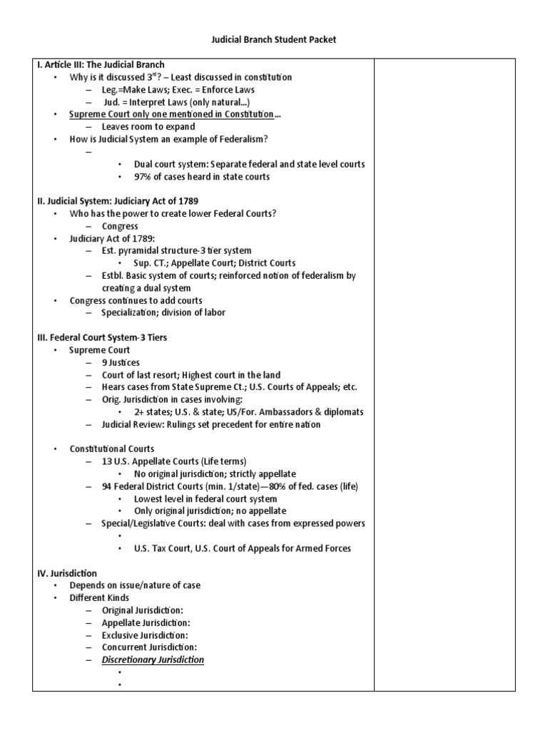 Understanding the Judicial Branch | PDF | Supreme Court Of The United ...