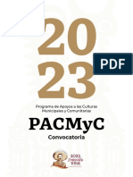 Pacmyc: Convocatoria