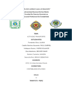 "Año de La Unidad, La Paz y El Desarrollo" Universidad Nacional de San Martín Facultad de Ciencias Económicas Escuela Profesional de Contabilidad
