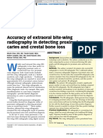 Accuracy of Extraoral Bite-Wing Radiography