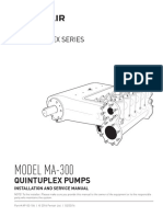 Manual de Instalación Bomba Quintuplex Pentair MA-300