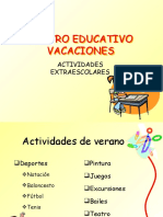 Centro Educativo Vacaciones: Actividades Extraescolares