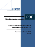 Metodología Integrada de Osinergmin: Servicio de Procesamiento Y Análisis de La Información Comercial 2022 Y 2023
