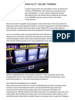 DAFTAR LOKASI SLOT ONLINE TERBAIKcqegh PDF