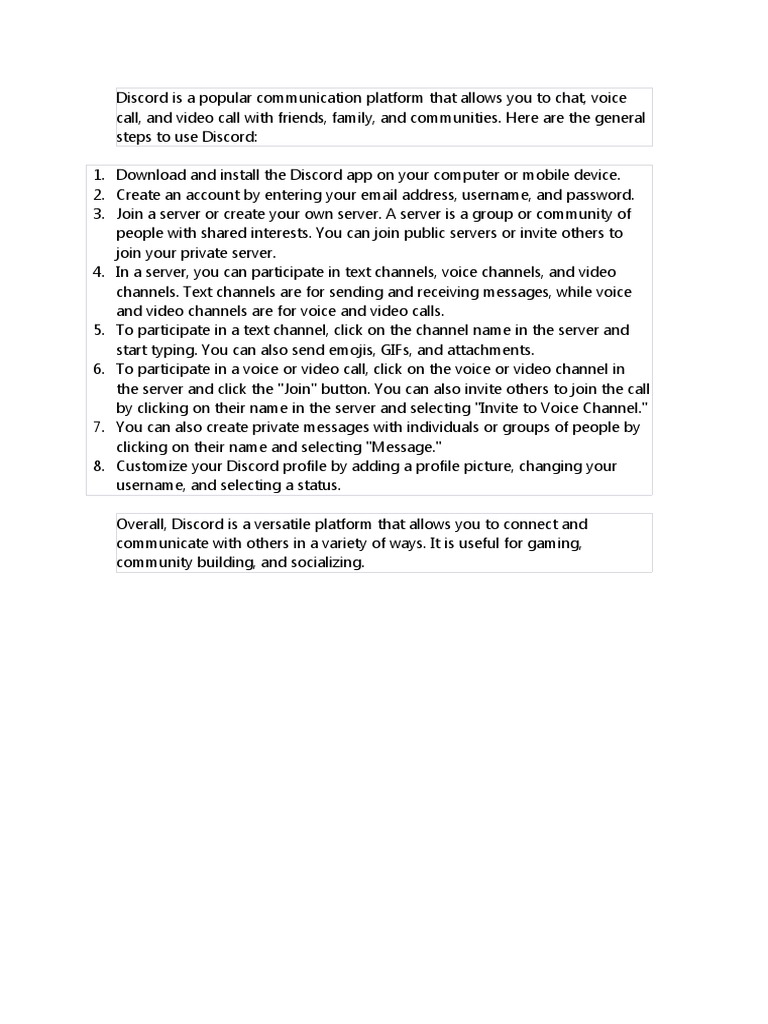 What Is The Discord | PDF