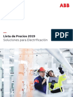 Lista de Precios 2019: Soluciones para Electrificación