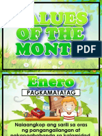 Values of The Month - Green