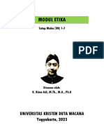Modul Etika: Universitas Kristen Duta Wacana Yogyakarta, 2023