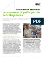 Para Motivar La Participación de Trabajadores: Programas de Reconocimiento y Beneficios