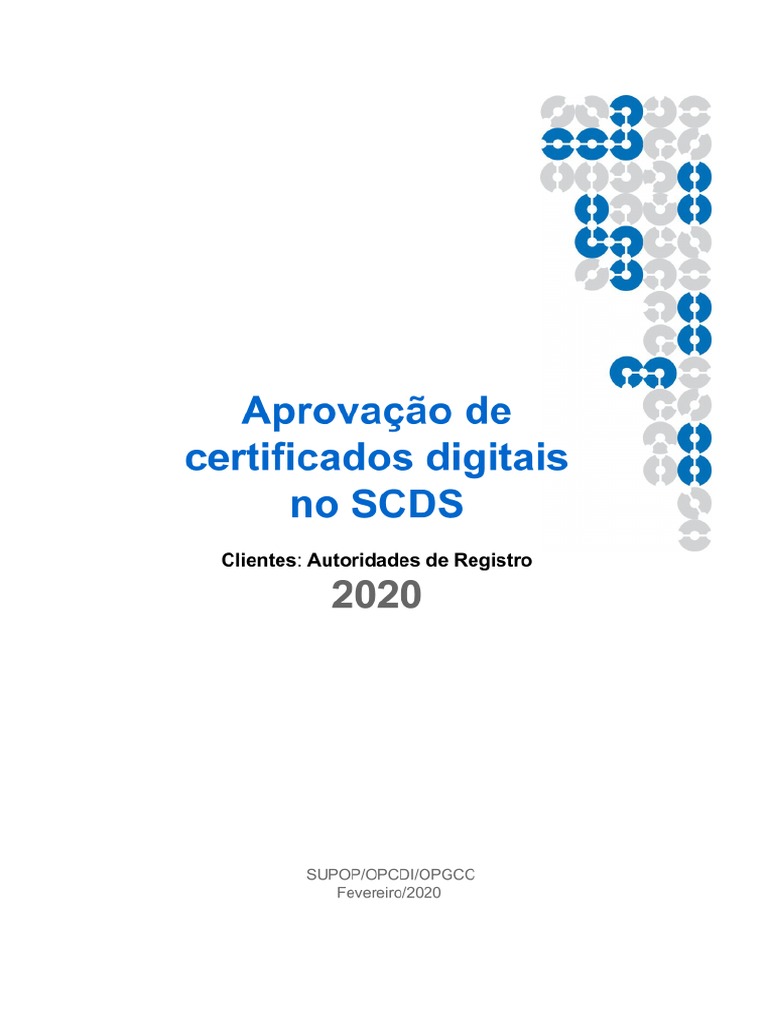 Aprovação de Certificados Digitais SCDS | PDF | Biometria | Carteira de ...