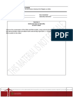 Exercise 3 Molecular Basis of Heredity: Name: Date Submitted: Lab Section: Laboratory Instructor