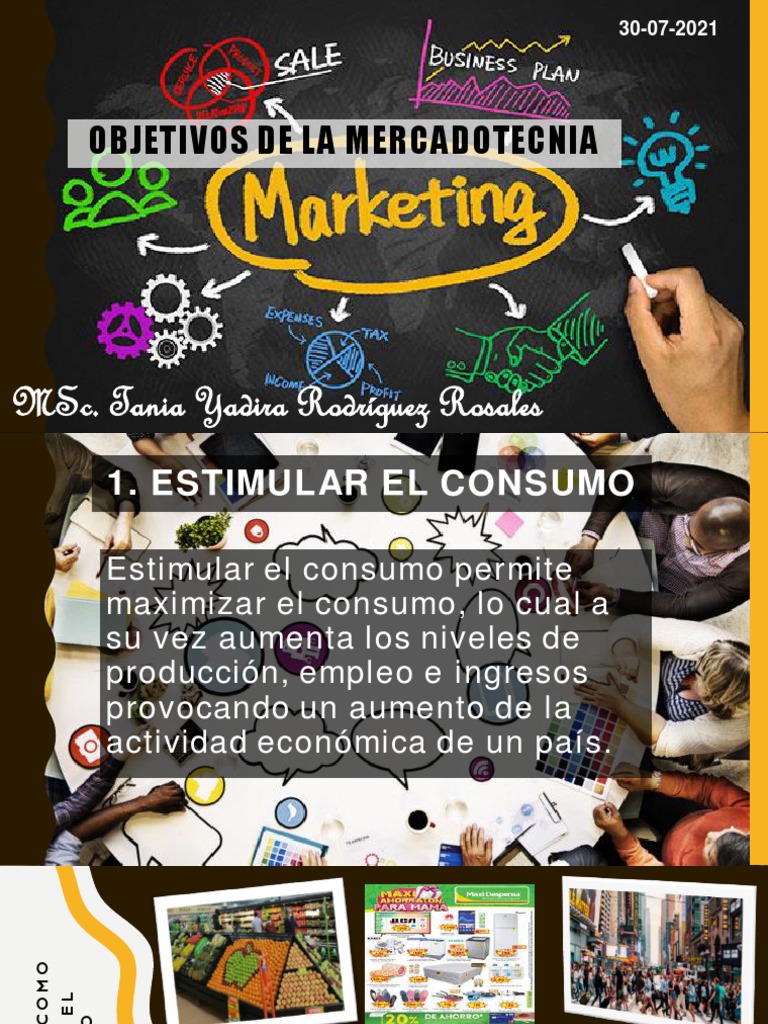 Objetivos de La Mercadotecnia Del 30 de Julio | PDF