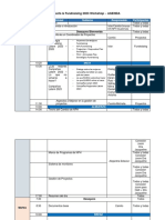 Projects & Fundraising 2023 Workshop - Agenda: Día Hora Actividad Subtema Responsable Participantes