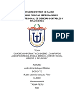 Universidad Privada de Tacna Facultad de Ciencias Empresariales Escuela Profesional de Ciencias Contables Y Financieras