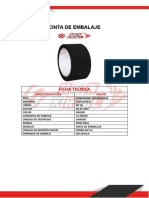 Cinta de Embalaje: Ficha Tecnica