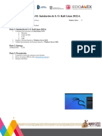 Lab02 - 15801-2022-2 - Seguridad Informatica - Instalacion de SO Kali LInux 2022.4 - 31-TCO