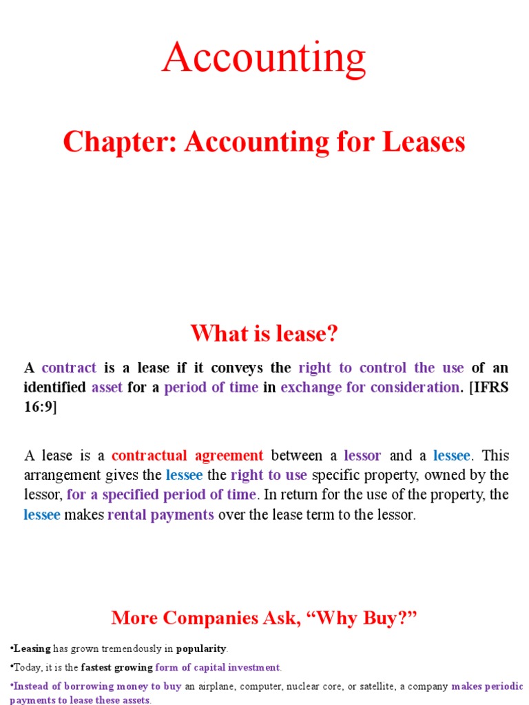 Understanding Lease Liabilities and Lessees | PDF | Lease | Debits And ...