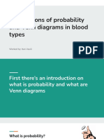 Applications of Probability and Venn Diagrams in Blood Types PDF