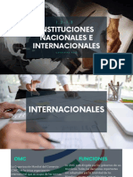 Instituciones Internacionales