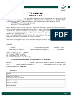 ITTF Coaching Manuals Order Form