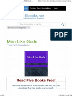 FREE eBook H.G. Wells' Men Like Gods