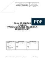 Plan de Calidad Roosevelt