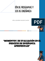 Evaluación de Programas Y Procesos de Enseñanza: Mtra. Alejandra Salgado Campos