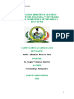 Universidad Amazónica de Pando Área Ciencias Biológica Y Naturales Carrera de Medicina Veterinaria Y Zootecnia