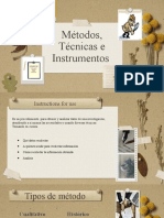 Métodos, Técnicas e Instrumentos