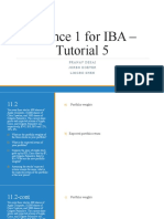 Finance 1 for IBA – Portfolio Weights and Expected Returns