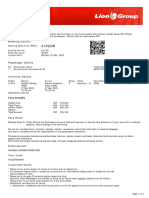 Lion Air eTicket Itinerary JKT-PGK