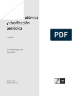 Estructura Atómica y Clasificación Periódica: Unidad 1