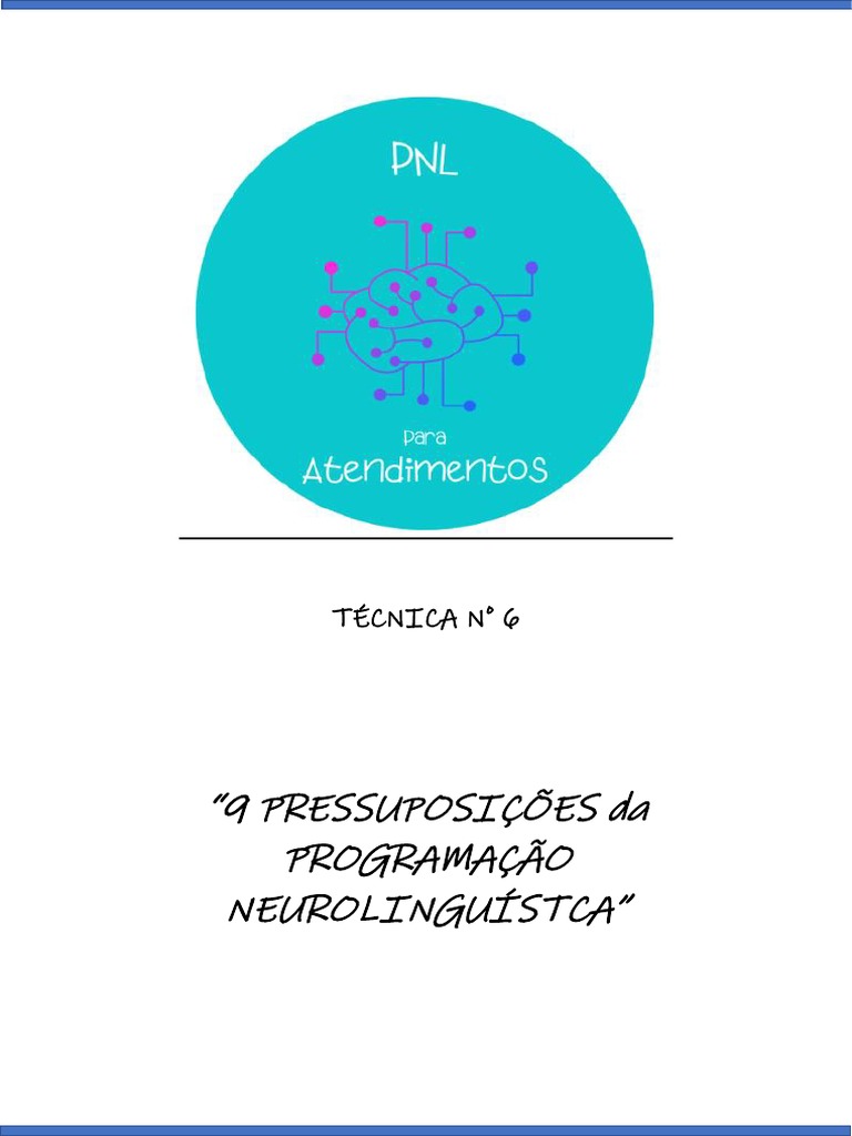 Ferramenta 6 - As 9 Pressuposições | PDF | Intenção | Comunicação