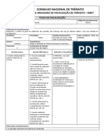 Conselho Nacional de Trânsito: Manual Brasileiro de Fiscalização de Trânsito - MBFT Ficha de Fiscalização