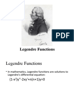 Legendre Differential Equation Solution