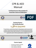 CPR & Aed Manual: Cardiopulmonary Resuscitation & Automatic External Defibrillator