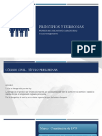 Principios legales del Código Civil Peruano