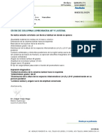 Radiología: Paciente: Edad: 58 Años 4 Meses Sexo: Fecha: Hoja 1 de 1 Dirigido A: A Quien Corresponda