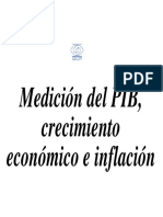 Medición Del PIB, Crecimiento Económico e Inflación