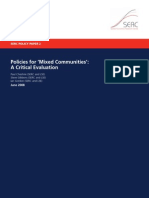 Policies For Mixed Communities': A Critical Evaluation