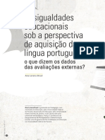 BRUEL Desigualdades Educacionais Sob A Perspectiva de Aquisição Da Lingua Portuguesa, o Que Dizem Os Dados Das Avaliações Externas