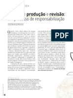 Produção e revisão de textos: um processo de responsabilização