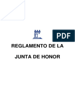 Reglamento de La Junta de Honor