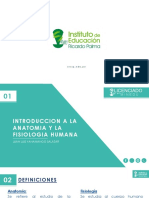 Semana 01 Introduccion A La Anatomia y Fisiologia Humana