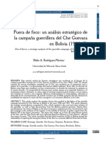 Un Análisis Estratégico de La Campalla Guerrilera Del Che en Bolivia