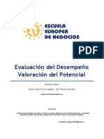 Apuntes 9 - Evaluación Del Desempeño. Valoración Del Potencial