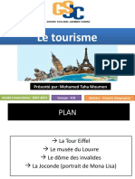 Le Tourisme: Présenté Par: Mohamed Taha Moumen
