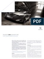 Press Kit: Peugeot Concept Car