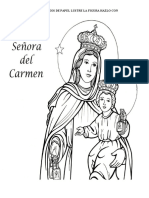 Guia de Religion 3 y 4 Sobre La Virgen Del Carmen