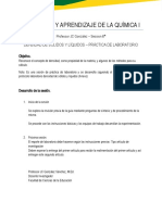 ENSEÑANZA Y APRENDIZAJE DE LA QUÍMICA 1 - Sesion 06 - DENSIDAD DE SÓLIDOS Y LÍQUIDOS - PRÁCTICA DE LABORATORIO